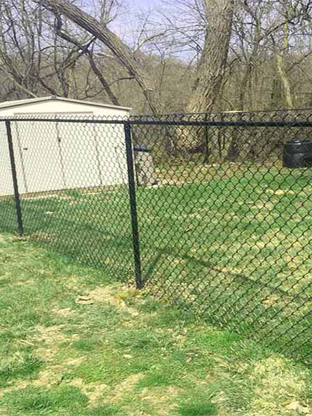 Chain link fence